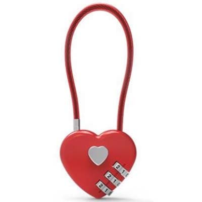 TSA 7414 3-Dial Combi Cable Lock